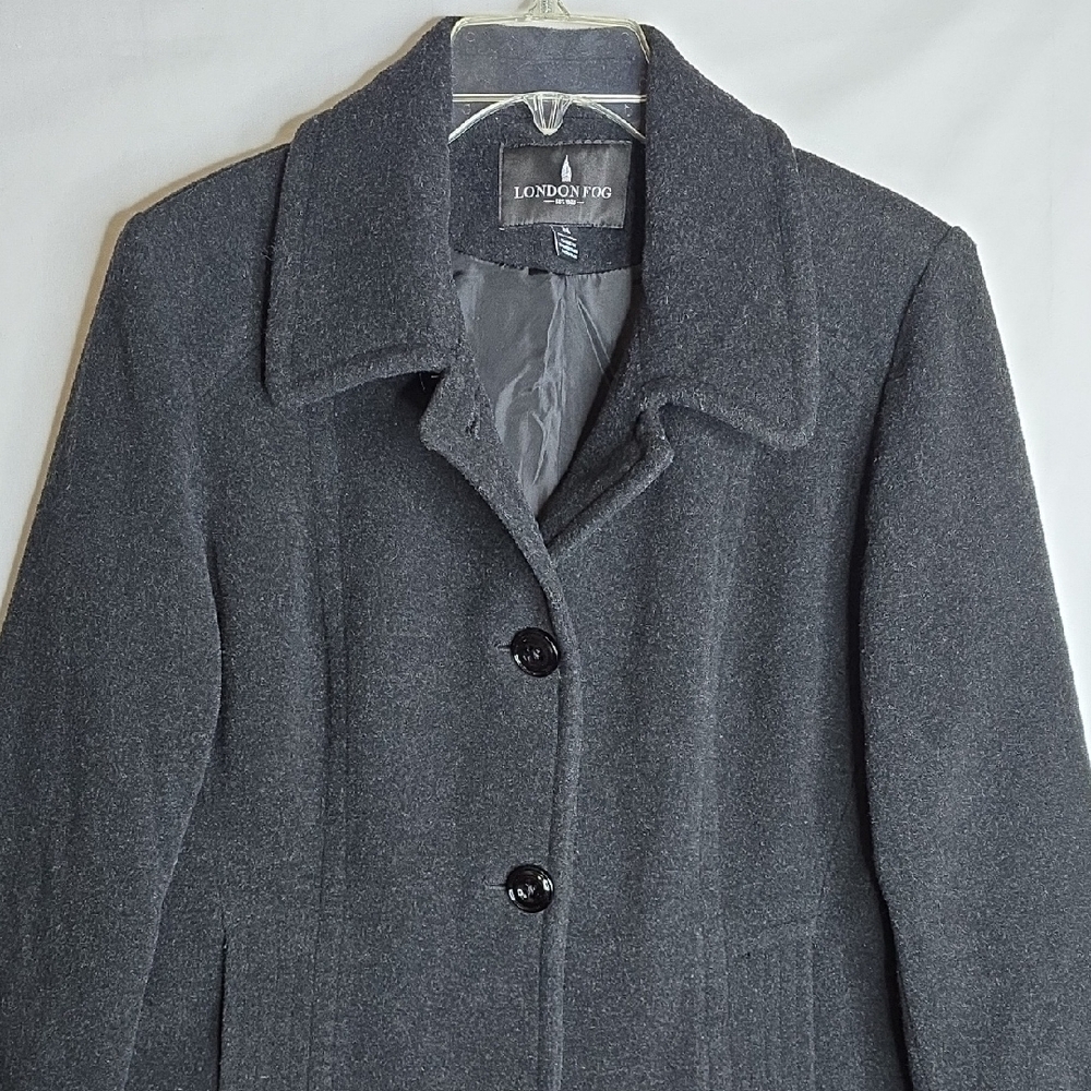 London Fog Pea Coat Wool